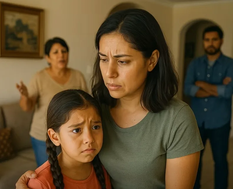 My eight-year-old daughter came home from spending a few days at my mother-in-law's house, saying I was a liar and that I preferred to live with her grandmother, but half an hour later a family argument revealed the truth that my husband had been hiding for years.