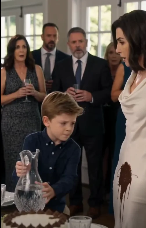 He Smeared Cake On His Stepmother's White Dress, But The Water Revealed Her Secret