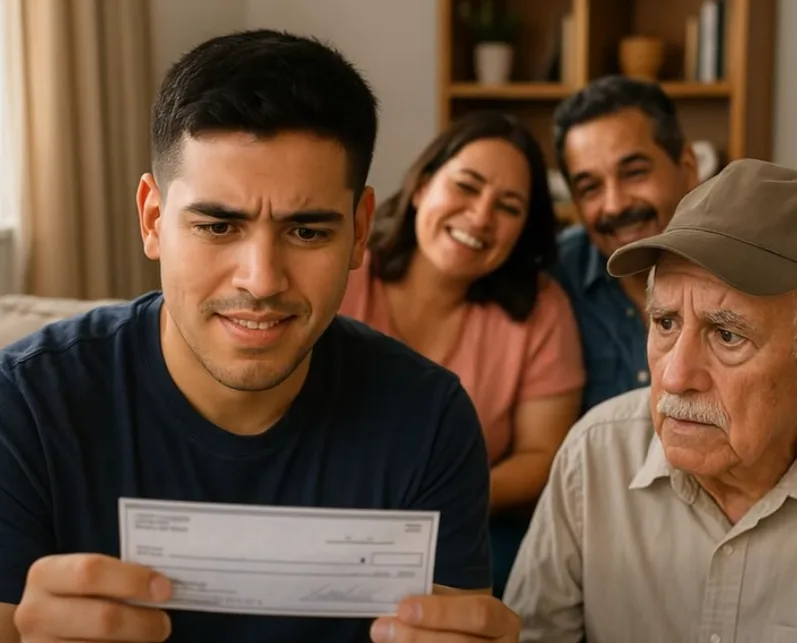 My grandfather gave me a check on my birthday and said with laughter that it was a "joke," that it was worth nothing. Everyone laughed, even my parents. But the next day, when I took it to the bank just out of curiosity, the cashier turned pale, called the manager, and suddenly everyone looked at me as if I had discovered a secret that no one should know. That fake check... turned out to be real.