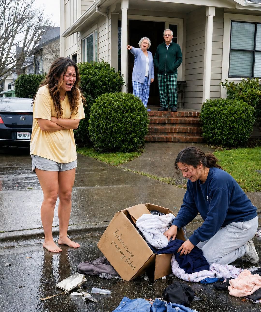 I inherited my grandparents’ $900,000 estate, while the rest of my family got nothing. Furious, they joined forces and gave me until Friday to move out. My mother smiled coldly and said, “Some people just don’t deserve beautiful things.” I smiled back and answered, “After everything I know about this family, you really thought I’d let that happen?” Two days later, they showed up with movers and smug expressions—then froze when they saw who was waiting on my porch.