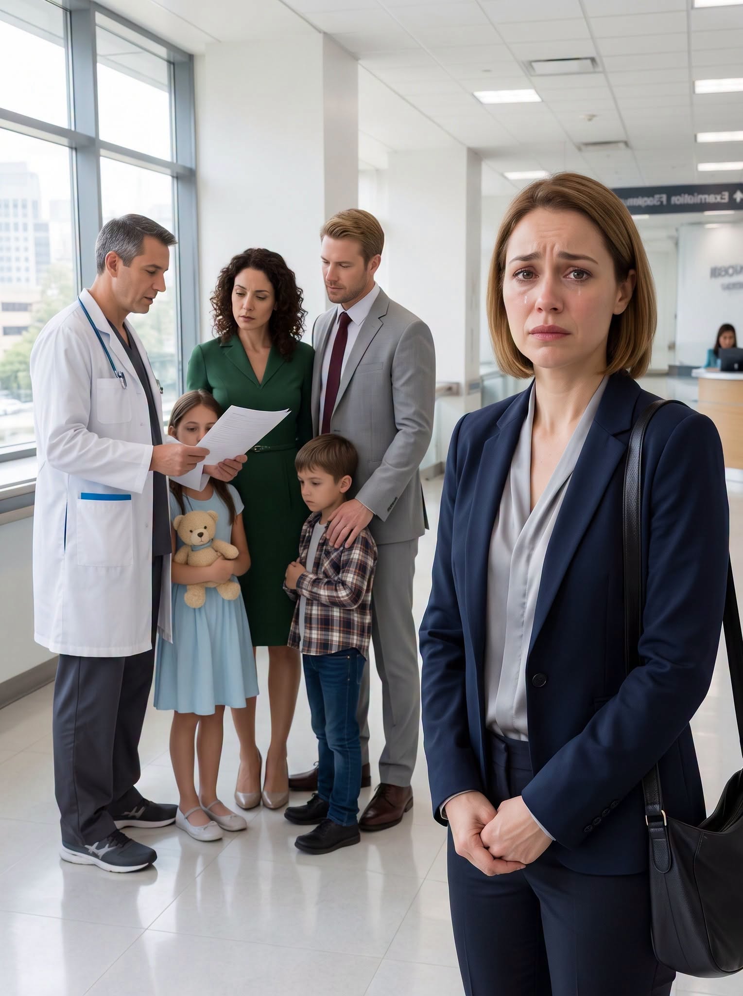 My husband had two children with his secretary, and I stayed utterly silent. But during an ordinary medical exam, the doctor turned to him and asked, “Has your wife still not told you?” In an instant, his smile disappeared.