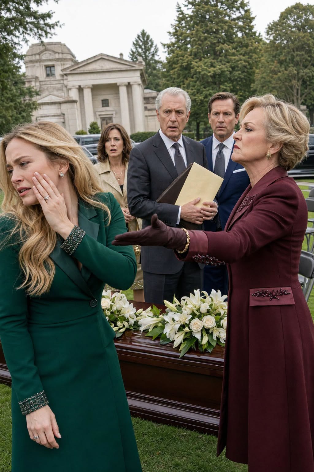 My Stepmother Slapped Me at My Father’s Funeral—Then the Lawyer Revealed I Owned the $500 Billion Empire She Wanted