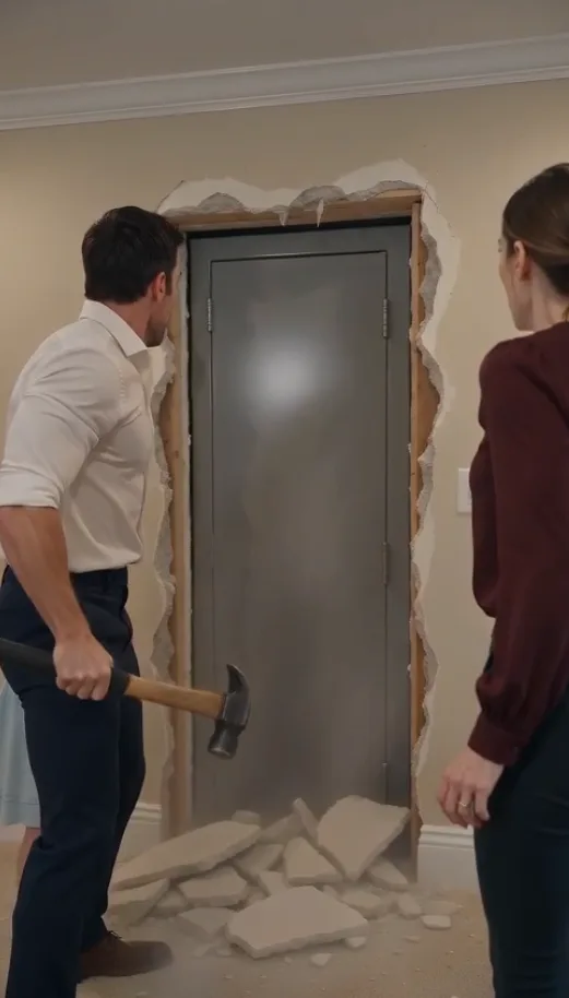 “Dad... open that wall!”