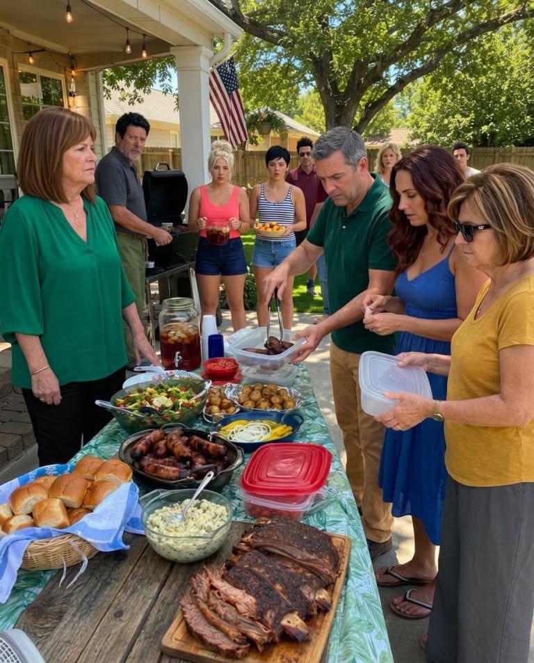 "I purchased thirty-three pounds of beef for our family barbecue, but my daughter-in-law and her sixty-year-old mother arrived without contributing a single dish.
