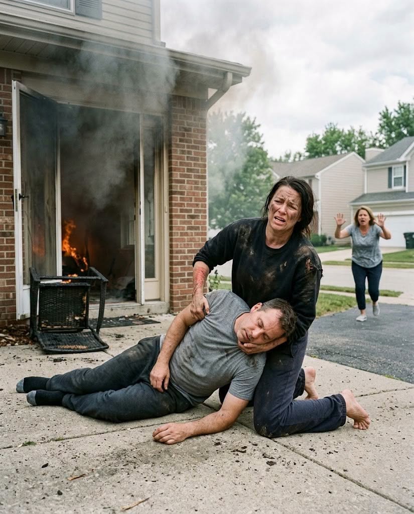I came out of the fire with half my face and one arm burned after dragging my unconscious husband out to the street. Four months later, just out of a 7-hour surgery, he packed a suitcase and said, “Call your parents, I have to go.” I didn’t argue; I just stopped waiting for him… not knowing who had been calling him for weeks.