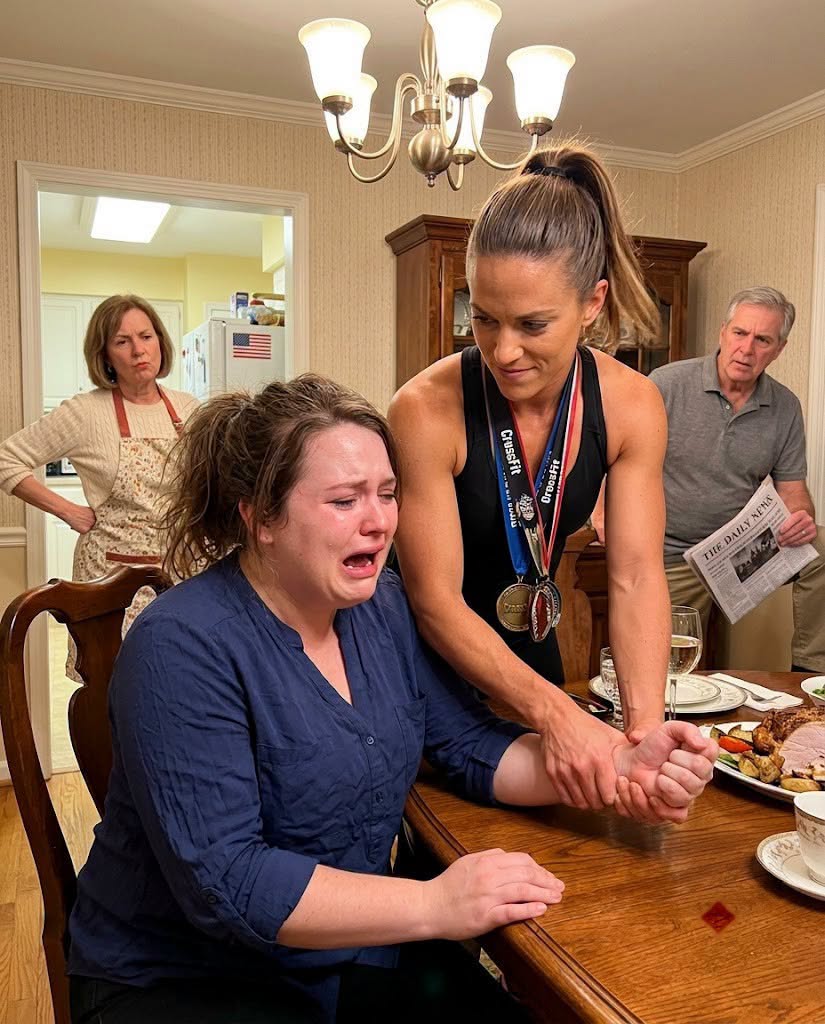 At Sunday dinner, my sister twisted my wrist until the bone cracked and told me to walk it off. My parents laughed while my fingers turned purple, so three hours later a doctor looked at my X-ray and called police.