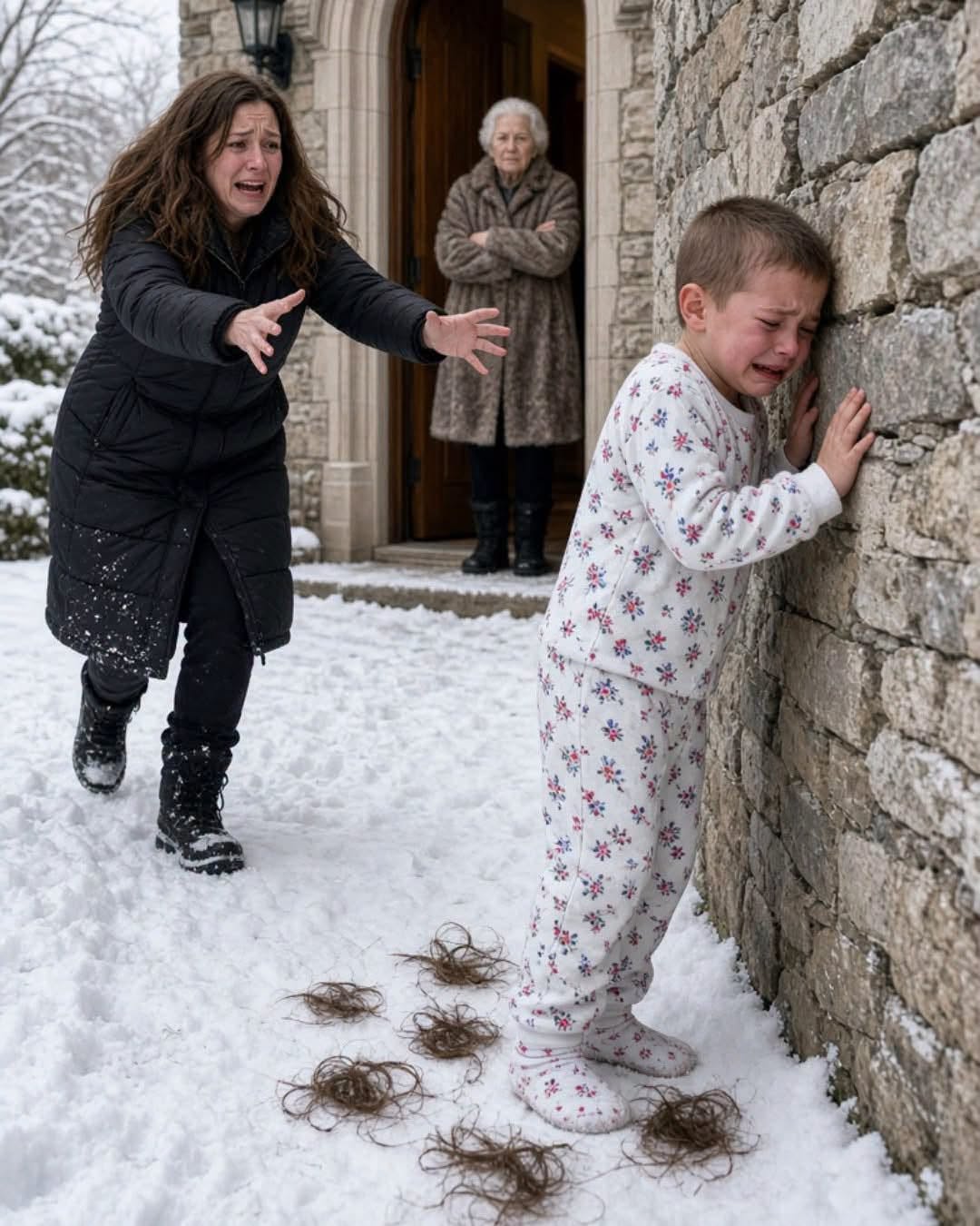 When I came home from a business trip, I found my three-year-old daughter trembling with fear, her head completely sha:ved. My mother-in-law looked at me and said, “That will teach her not to steal.” I didn't argue with her. I picked up my little girl and walked out. But later that same night, I switched on the hidden camera in the living room... and found out that the real thief had been living beneath that very roof.