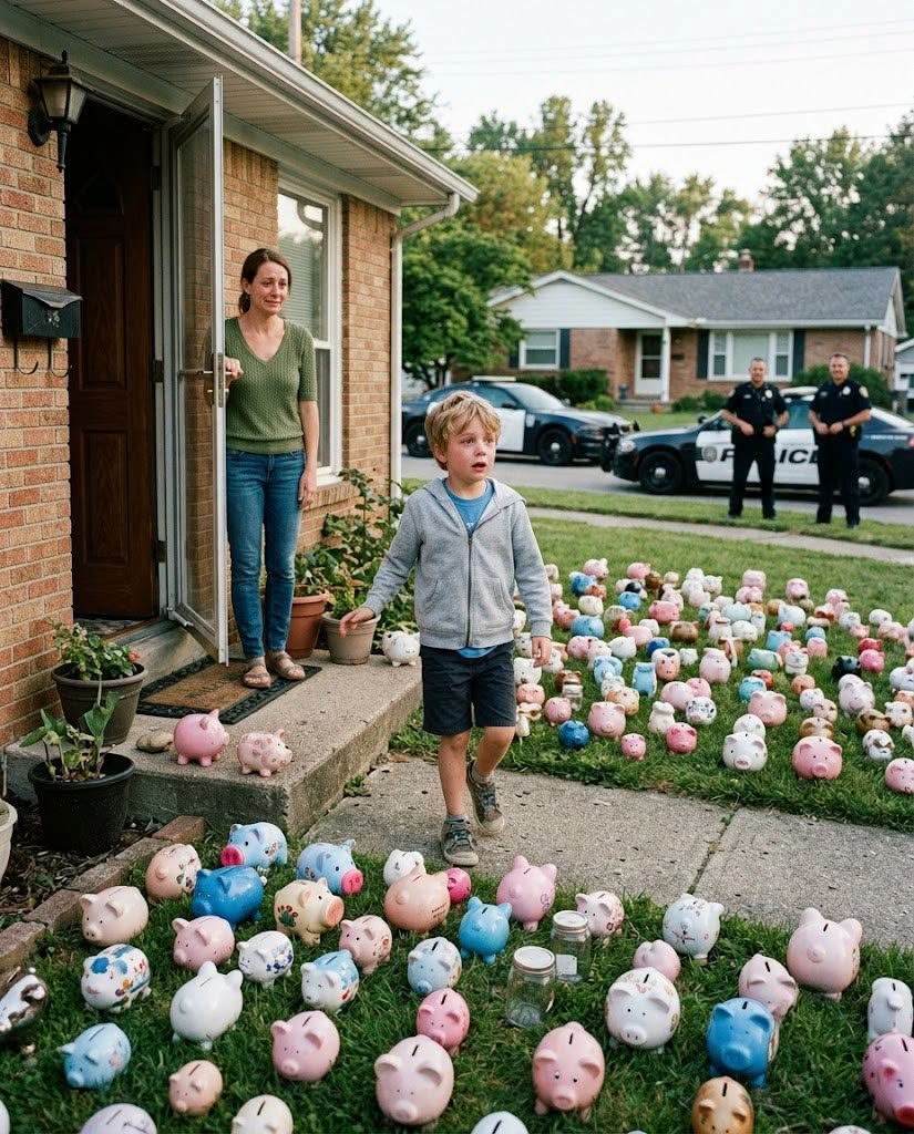 My six-year-old son gave away every dollar he had saved to help our elderly neighbor turn her electricity back on