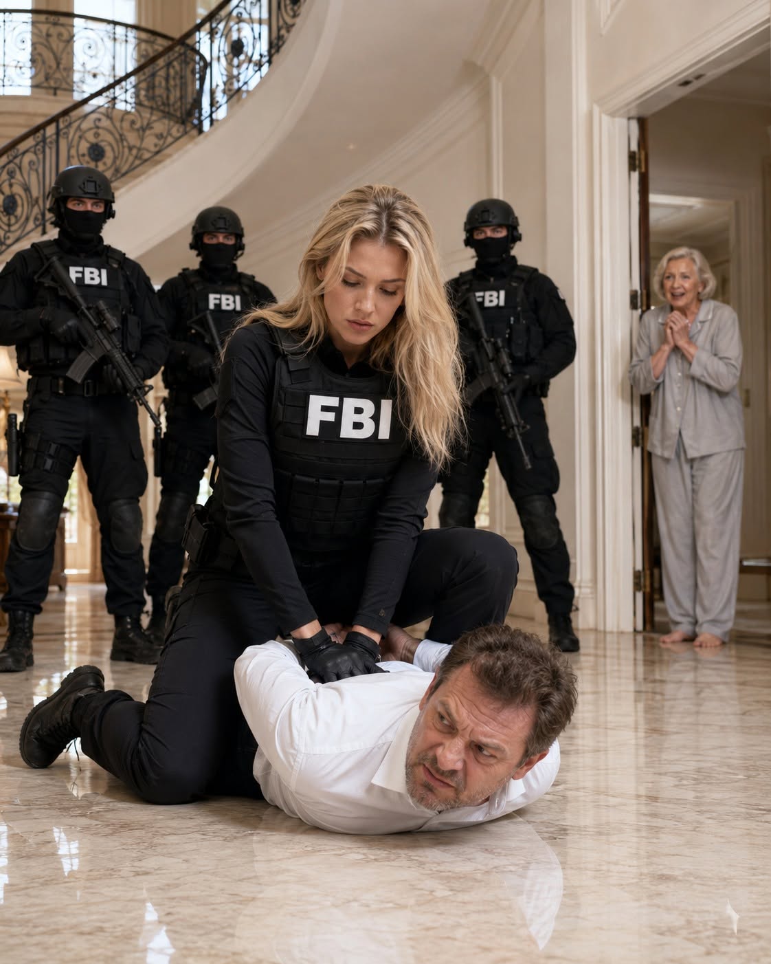 My Mother's Husband Never Knew I Had Served as an FBI Agent. He Beat Her for Months Before Warning, “If You Leave Me, You Both ᴅɪᴇ.” She Left Him Anyway. Three Days Later, He Arrived at My House Carrying a ₲Ʉ₦, Certain He Was in Control. The Second He Noticed the Federal Agents Behind Me, Everything Changed.
