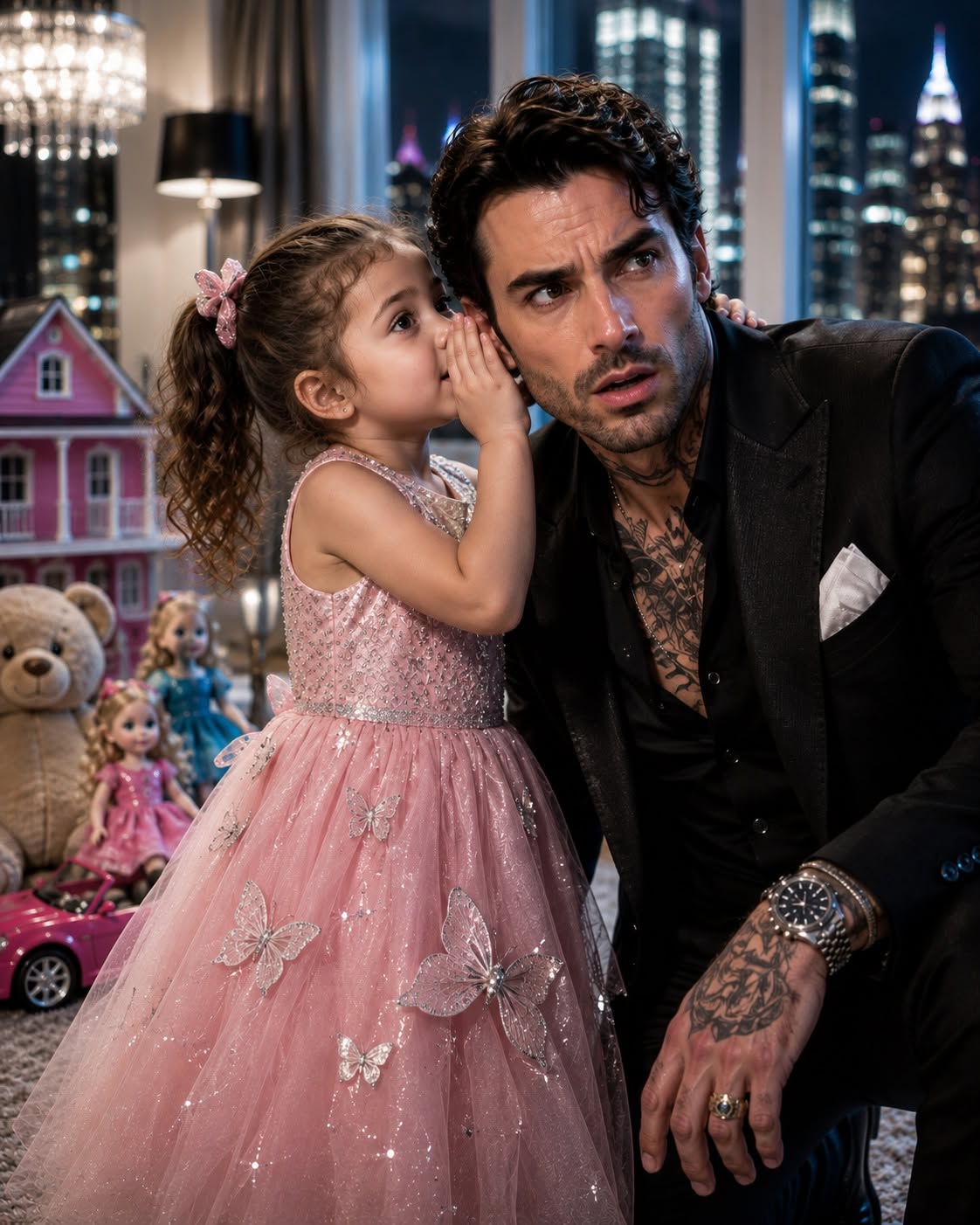 My three-year-old daughter tugged on the trousers of one of New York’s most feared mafia bosses and asked him for a stuffed dog before tomorrow. Julian Hail almost smiled until Ivy whispered, “It’s not for me. It’s for a boy who doesn’t have anybody.” Then she told him where that six-year-old boy lived, and the man who frightened half the city suddenly went completely still.