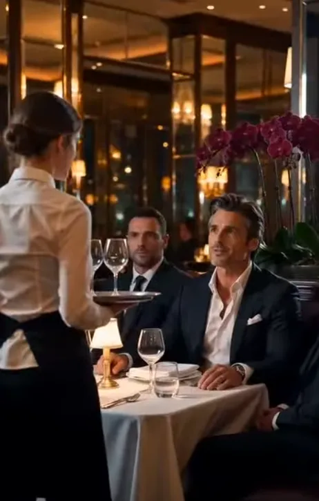 " The Waitress Who Answered the Mafia Boss in French—Then Her Grandmother’s Name Changed Everything**