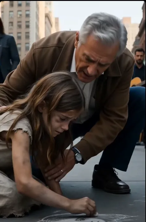 The rich woman crushed the little girl’s chalk drawing beneath her heel and told her to “clean the mess.”