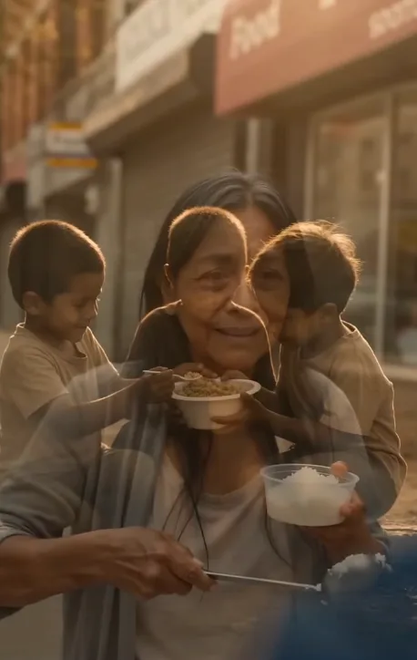 She fed three homeless children when she had nothing…
