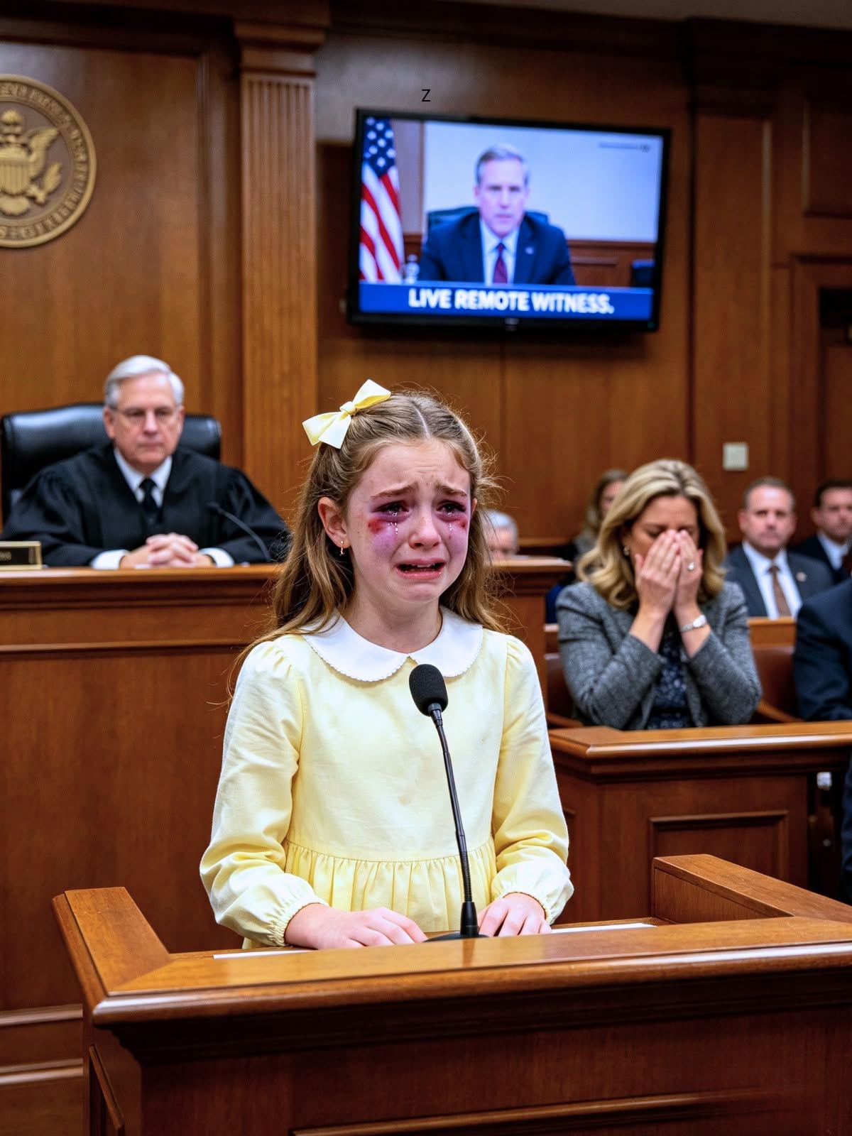 My husband filed for divorce, and my ten-year-old daughter asked the judge, 'Your Honor, can I show you something Mommy doesn't know?' The judge seemed to agree. When the video started, the courtroom fell silent.