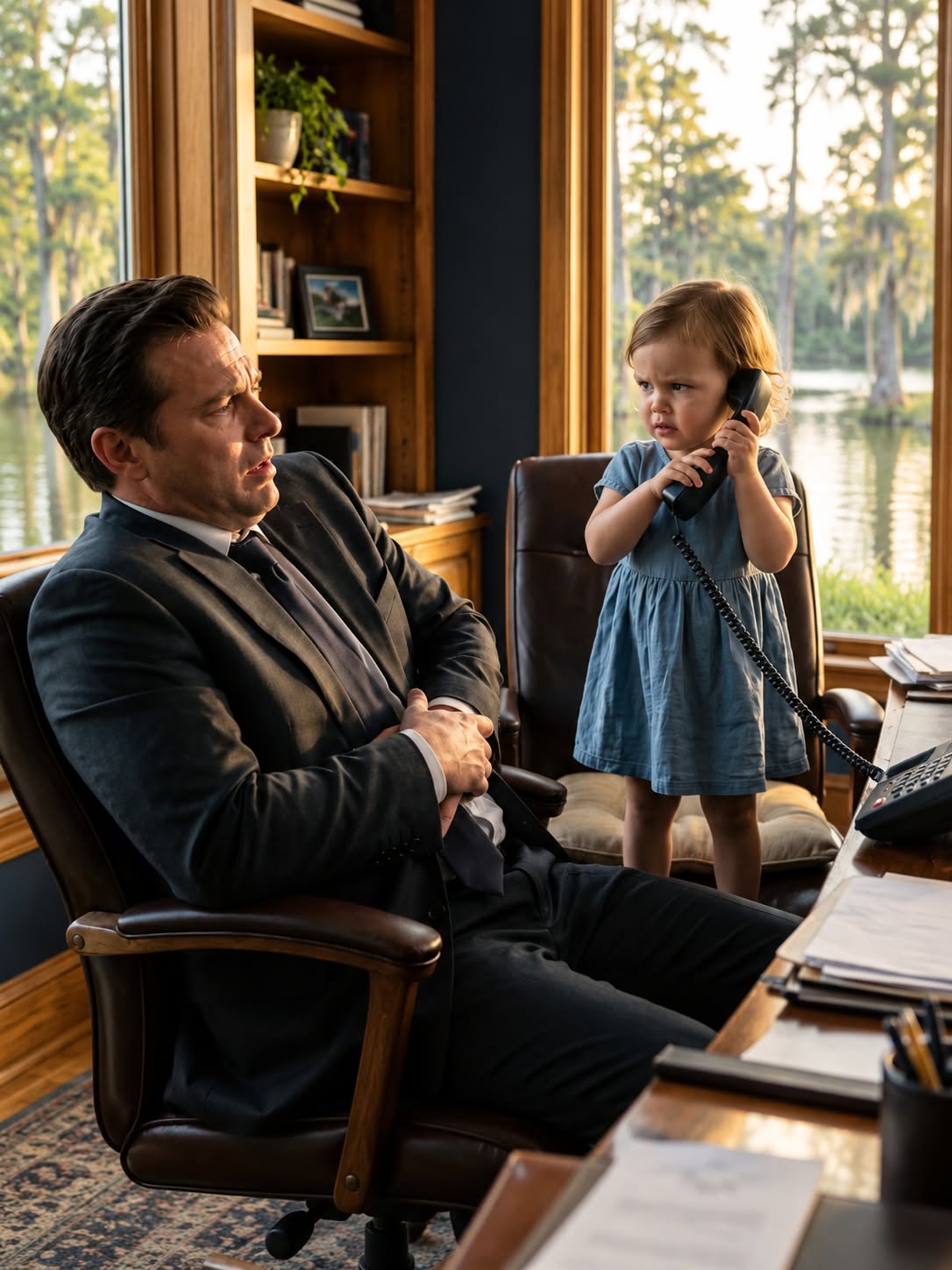 The Maid’s Toddler Found the Mafia Boss Bleeding in His Office—What She Did Next Shocked His Entire Family
