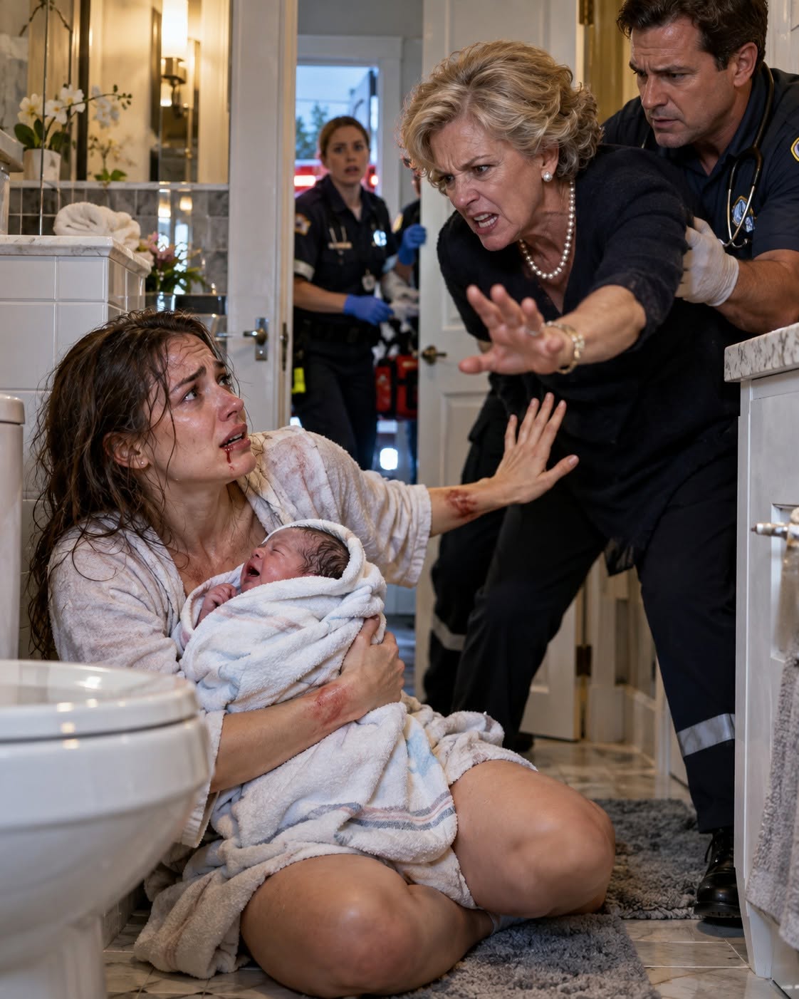 My mother-in-law slapped me during labor and told me the hospital could wait until she finished sleeping.