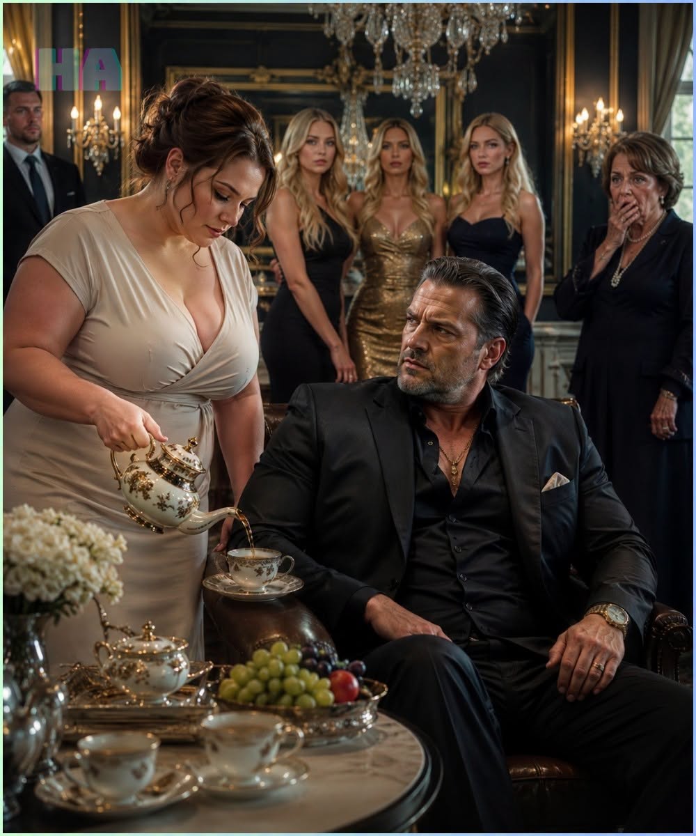 The Mafia DON Was Offered Three Sisters, but He Chose the Quiet Plus-Size Woman Pouring Tea and Left Their Mother Terrified by What He Had Already Seen