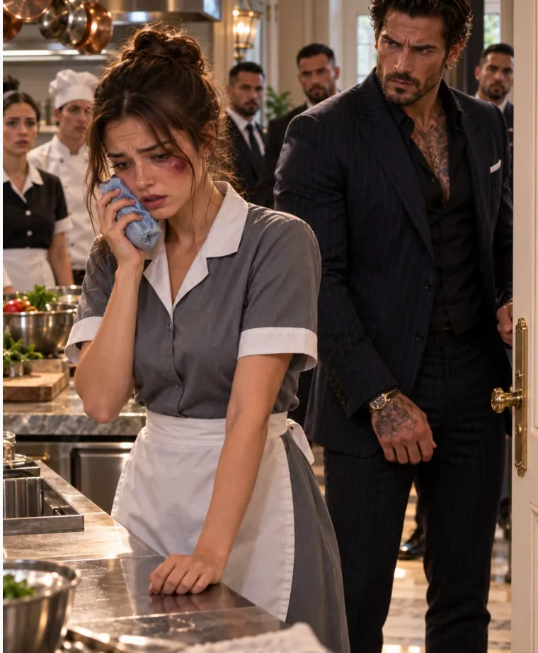 The Maid Was Crying in the Mafia Boss’s Kitchen