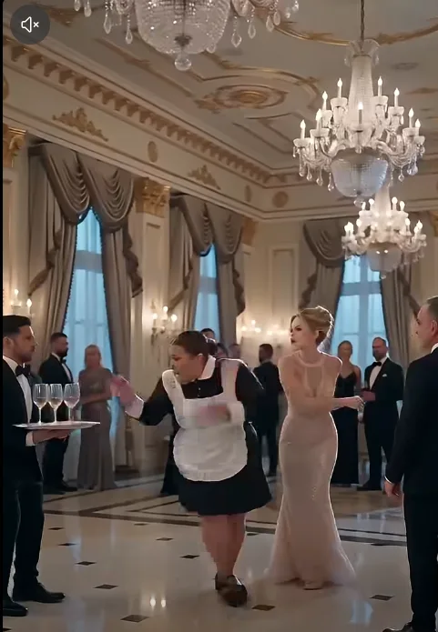 Everyone watched the billionaire’s fiancée humiliate the plus-size maid