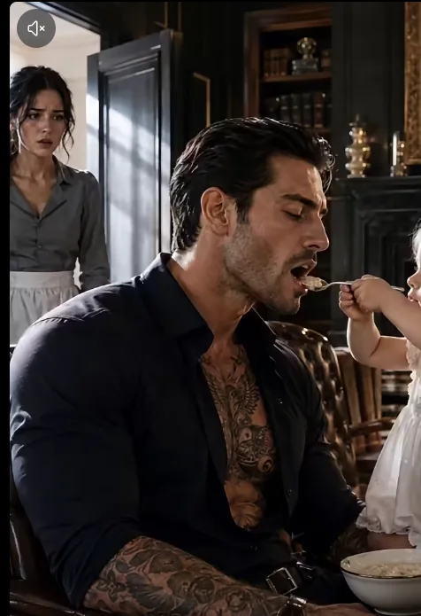 When the housekeeper's daughter marched into his private study and ordered him to eat