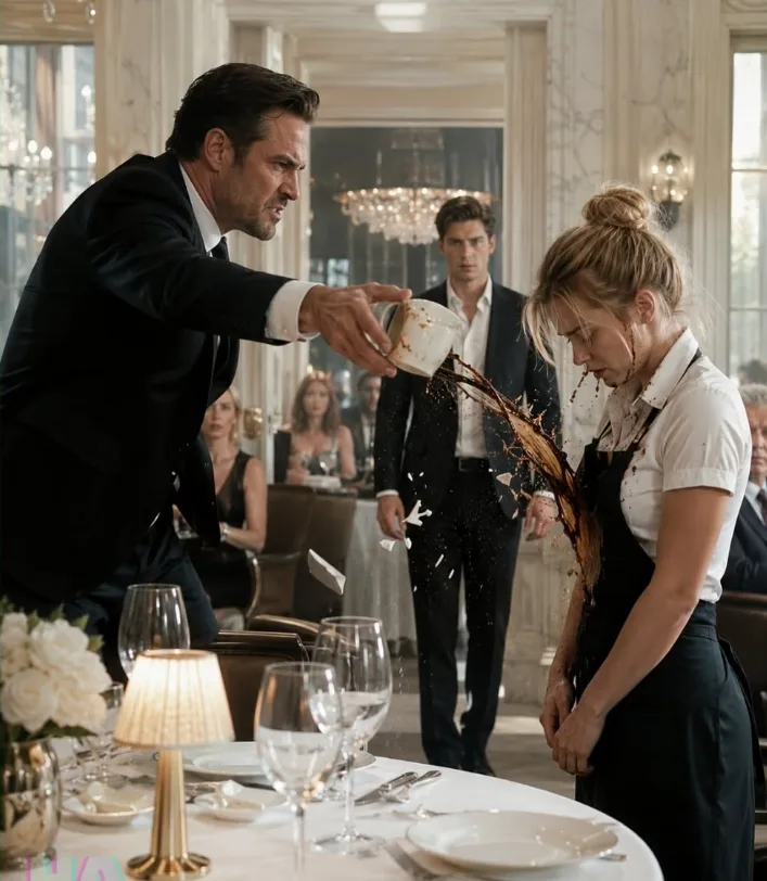 The Billionaire Mafia Boss Threw a Coffee Cup at a Broke Waitress