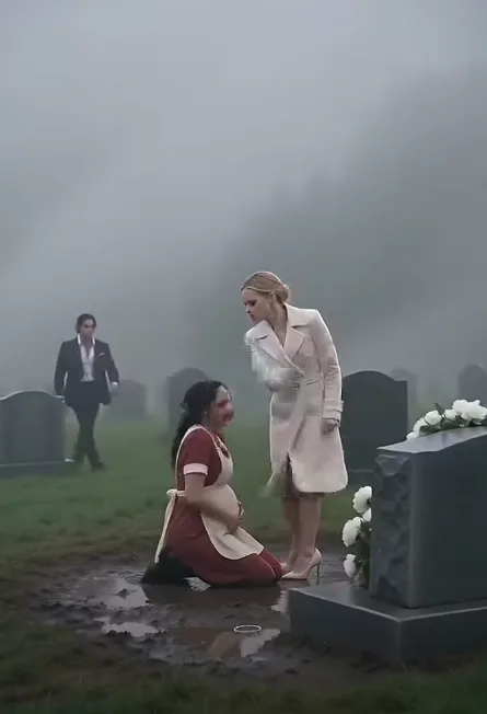 A senator’s daughter slapped a pregnant maid at her mother’s grave