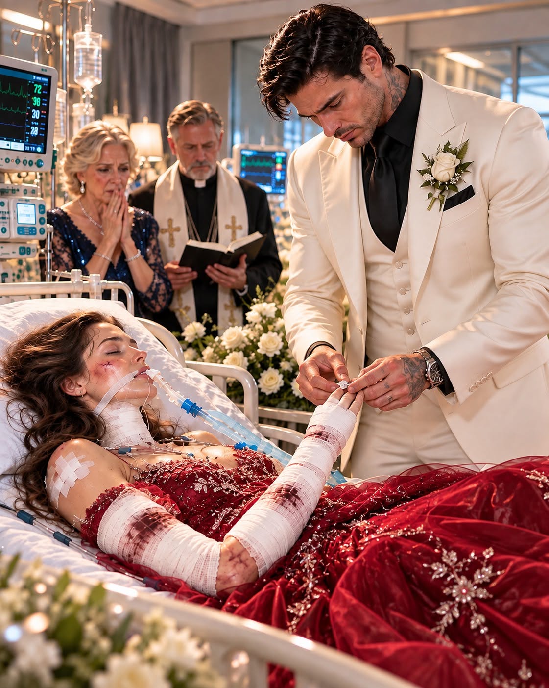 Seven bullets were still inside my body when Dominic Rossi married me