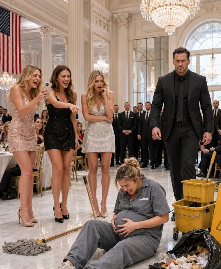 Rich Girls Forced a Pregnant Janitor