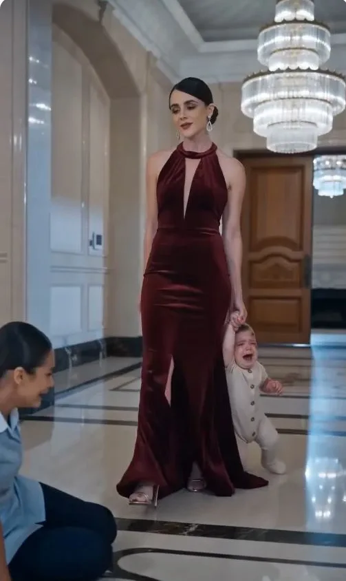 THE NANNY WAS BEGGING HER TO STOP