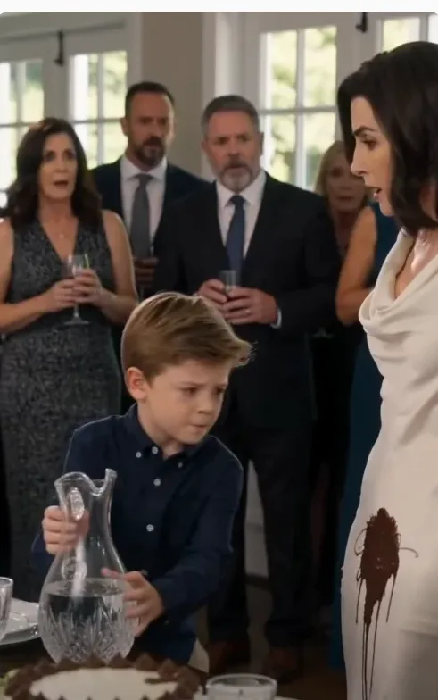 He Smeared Cake On His Stepmother's White Dress