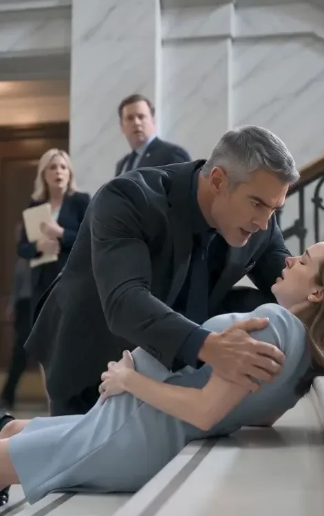 The heavy thud of the leather briefcase striking