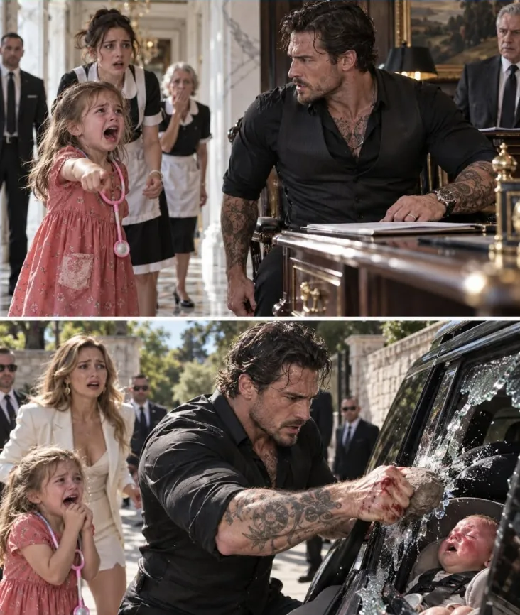 The Maid’s Little Girl Screamed That His Baby