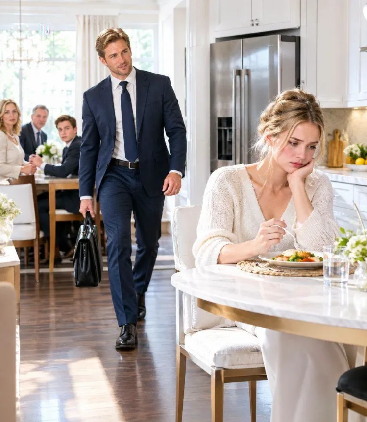 His Family Sent His Wife to Eat Alone in the Kitchen, Then the Man Who Could Save His Company Walked In and Called Her His Only Daughter