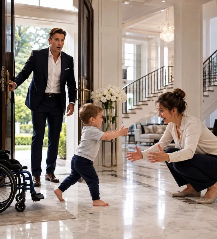 The Millionaire Came Home Early to Fire His Son’s