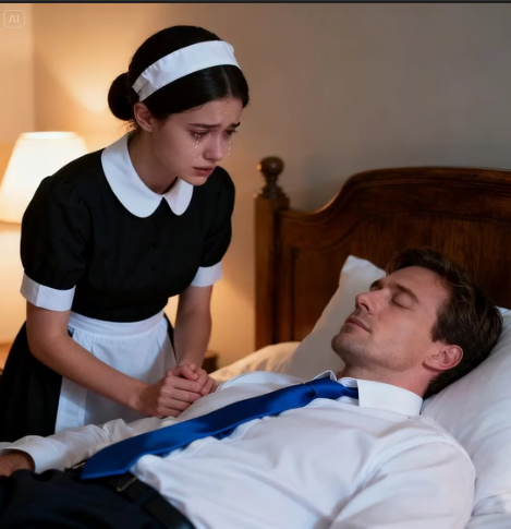 The millionaire pretended to be asleep to test his shy maid, but when he opened his eyes and saw what she was doing, his heart stopped…