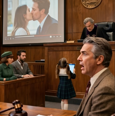 My husband filed for divorce—but in court, our 10-year-old daughter suddenly stood up and said, “Your Honor… can I show you something my mom doesn’t know?”