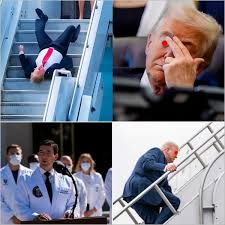 Trump Air Force One Fall Claims Unverified