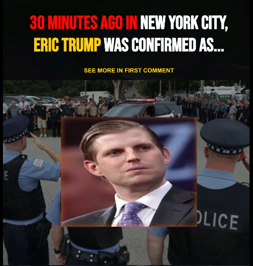 Eric Trump Steps Into a Larger Role