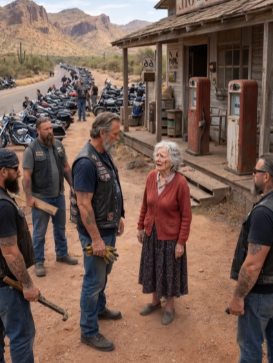 A 73-year-old widow, living alone in a collapsing house in Arizona