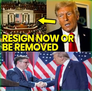 WASHINGTON IN SHOCK: BIPARTISAN ULTIMATUM DEMANDS TRUMP RESIGN — OR FACE IMPEACHMENT WITHIN HOURS