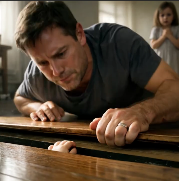 My five-year-old daughter pressed her ear to the floor in my sister’s new house and whispered