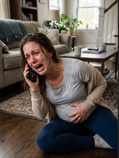 After a fall triggered agonizing early labor in the middle of the night