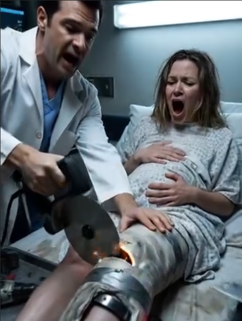 I Cut Open A Pregnant Woman’s Leg Cast In The ER