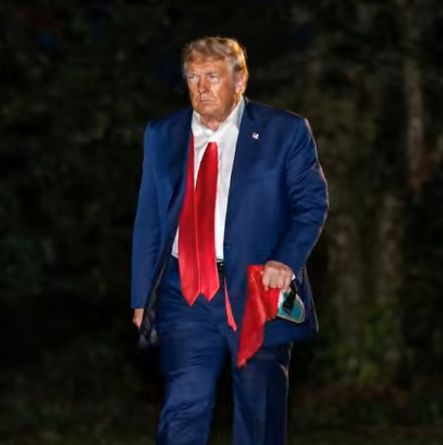Trump’s Quiet Moment in Washington: A Pause That Spoke Volumes omg