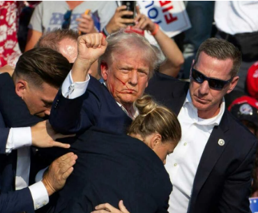 President Donald Trump had been “shot again” in Washington, D.C