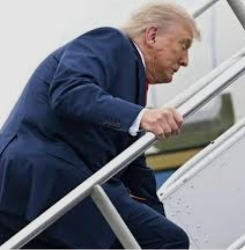 omg Trump Air Force One Fall Claims Unverified