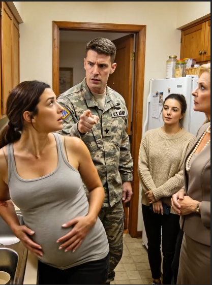 One night, I saw my eight-month pregnant wife standing alone at the sin