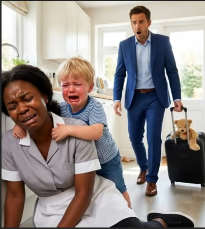 The millionaire returned home and froze when he saw his only son in the kitchen with the new black helper, and what he discovered shook him.
