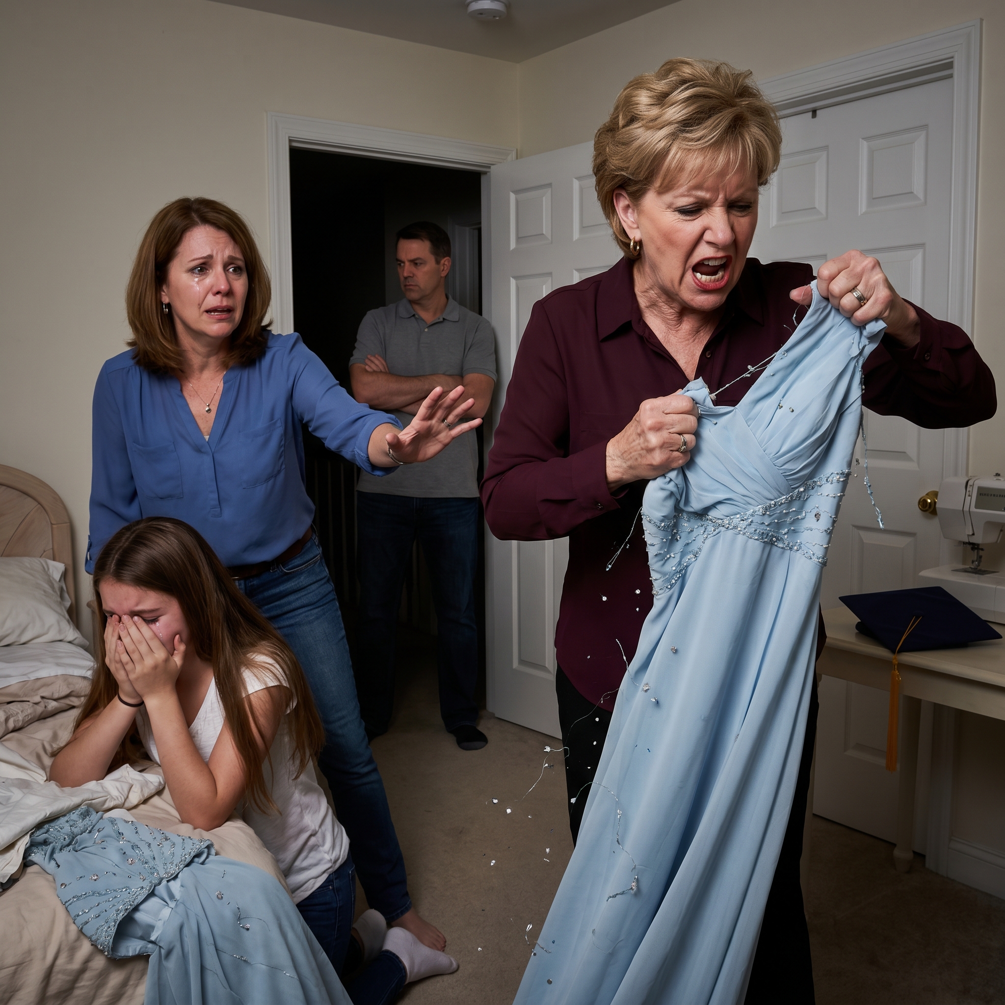 My mother-in-law stormed in hours before my daughter’s graduation