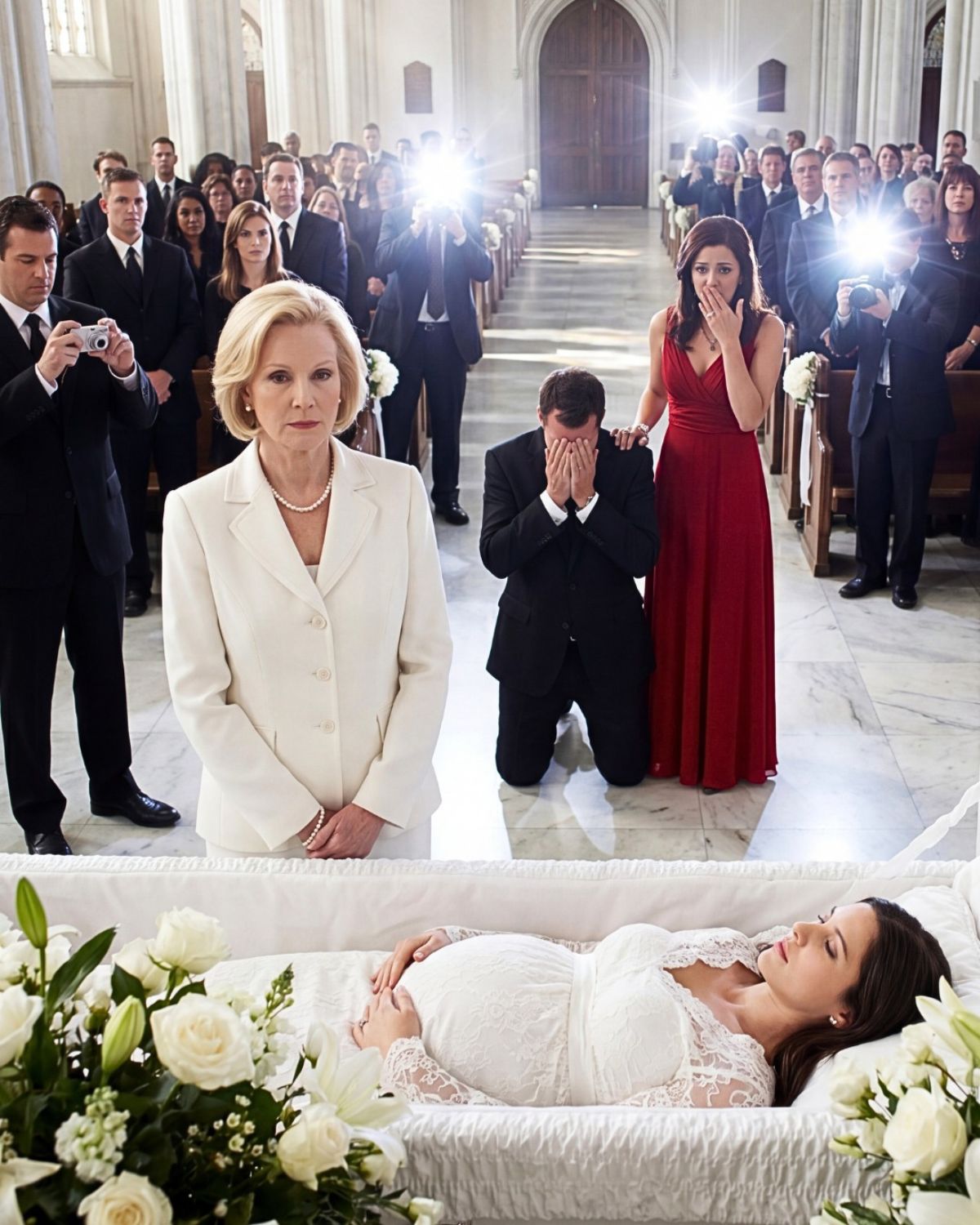 “My pregnant daughter was lying inside her coffin… and her husband walked into the funeral laughing as if he had just won the lottery.”